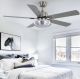 Latitude Bobine 52in. Ceiling Fan with LED Lights