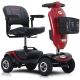 Metro Mobility Senior Scooter Folding Scooter 4 Wheel Scooter w/ USB Port Red