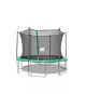 Trujump 12 ft. Trampoline with 6-Pole Enclosure in Green