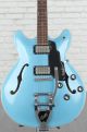 Guild - Starfire I DC Semi-Hollow Electric Guitar - Pelham Blue