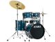 Tama Imperialstar IE58C 5-piece Complete Drum Set w/ Snare Drum and Meinl Cymbals - Hairline Blue