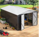 VIWAT 10 ft. W x 14 ft. D Outdoor Metal Shed Storage with Updated Frame Structure and Lockable Doors, White (140 sq. ft.)
