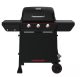 Megamaster 3-Burner Propane Gas Grill in Black