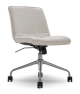 Elle Decor - Adelaide Contemporary Fabric Task Chair - French Ivory