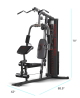 Marcy 150-lb Multifunctional Home Gym Station for Total Body Training MWM-990