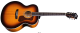 Guild - F-250E Deluxe Acoustic-Electric Guitar - Antique Burst