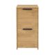 StyleWell Oak Vertical File Cabinet with 2 Drawers