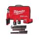 Milwaukee M12 FUEL 12V Cordless High Speed 3/8 in. Ratchet Kit with 3/8 in. Drive SAE and Metric Impact Socket Set (43-Piece)