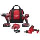 Milwaukee M18 18-Volt Lithium-Ion Cordless Drill Driver/Impact Driver Combo Kit (2-Tool) w/ (2) Batteries, and Reciprocating Saw