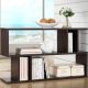 Baxton Studio 27.5-inch Dark Brown Wood 2-shelf Accent Bookcase w/ Open Back