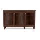 Furniture of America Guillaume Distressed Taupe Shoe Cabinet w/ 1-Drawer