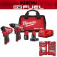 Makita M12 FUEL 12-Volt Lithium-Ion Brushless Cordless Hammer Drill & Impact Driver Combo Kit (2-Tool) with Bit Set (45-Piece)