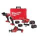 Milwaukee M18 FUEL 18-Volt Lithium-Ion Brushless Cordless Hammer Drill/HACKZALL/Impact Driver Combo Kit 3-Tool with (4) Batteries