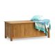 Cambridge Casual Heaton 120-Gal Natural Teak Wood Outdoor Storage Deck Box