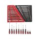 Milwaukee Combination SAE and Metric Wrench Mechanics Tool Set w/ Screwdriver Set (40-Piece)