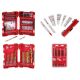 Milwaukee SHOCKWAVE Impact Duty Screw Driver Bit Set w/ Titanium Drill Bit Set & Recip Saw Blade & Auger Set (90-Piece)