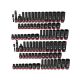 Milwaukee SHOCKWAVE 3/8-inch Drive SAE and Metric 6 Point Impact Socket Set (86-Piece)