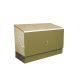 Bosmere 6 ft. x 3 ft. Green Heavy Duty Steel Bicycle Storage Locker
