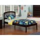 AFI Richmond Espresso Twin XL Platform Bed with Open Foot Board
