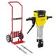 Bosch Brute 15 Amp 1-1/8 in. Corded Concrete Portable Electric Hex Breaker Hammer Kit with Cart and 2 Chisels