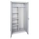 Walker Edison Furniture Company 32inch Grey Wash Rustic Farmhouse Sliding Barn Door Rustic Accent Cabinet