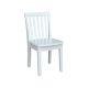 International Concepts - White Wood Kids Chair (Set of 2)