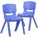Carnegy Avenue Blue Kids Chair (2-Pack)