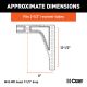 CURT Weight Distribution Shank 2 1 2in Shank 8in Drop