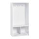 ClosetMaid KidSpace 24 in. x 50 in. H White 2-Cube 3-Hook Storage Organizer