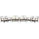 Costway 8-Pieces Wicker Patio Conversation Set Rattan Sofa Set with Protective Cover and Beige Cushions