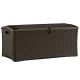Suncast 72-gal Resin Wicker Deck Box