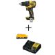 DEWALT ATOMIC 20-Volt MAX Cordless Brushless Compact 1/2 in. Drill/Driver (Tool-Only) with 3.0Ah Battery & 12V to 20V Charger DCD708BW230C