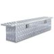 DEWALT 71 in. Silver Aluminum Crossover Crossbed Truck Tool Box Storage