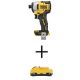 DEWALT ATOMIC 20-Volt MAX Cordless Brushless Compact 1/4 in. Impact Driver (Tool-Only) with 20V Compact Lithium-Ion 3Ah Battery