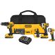 DEWALT 20-Volt MAX Lithium-Ion Cordless Combo Kit (4-Tool) with (2) Batteries 2.0Ah, Charger and Tool Bag DCK420D2