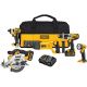 DEWALT 20-Volt MAX Lithium-Ion Cordless Combo Kit (5-Tool) with (2) Batteries 3.0Ah