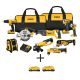 DEWALT 20-Volt MAX Cordless Combo Kit (9-Tool) with (2) 20-Volt 2.0Ah Batteries & (2) 20-Volt 4.0Ah Batteries