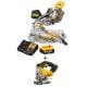 DEWALT 20-Volt MAX Lithium-Ion Cordless 7-1/4 in. Miter Saw with Battery 4Ah and Charger w/ Bonus Jigsaw