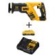 DEWALT 20-Volt MAX XR Cordless Brushless Compact Reciprocating Saw w/ (1) 20-Volt Battery 4.0Ah & Charger