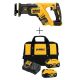 DEWALT - 20-Volt MAX XR Cordless Brushless Compact Reciprocating Saw (Tool-Only) w/20-Volt 6 and 4Ah Batteries, Charger & Kit Bag