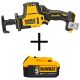DEWALT ATOMIC 20-Volt MAX Brushless Compact Reciprocating Saw (Tool-Only) with Bonus 20-Volt MAX Li-Ion Premium Battery 5.0Ah