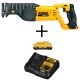 DEWALT 20-Volt MAX Li-Ion Cordless Reciprocating Saw (Tool-Only) w/ 20-V Max Li-Ion Starter Kit w/ 4.0 Ah Battery & Charger