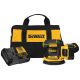 DEWALT 20-Volt MAX Lithium-Ion Cordless Brushless 5 inch Random Orbit Sander Kit w/ Battery 5 Ah, Charger and Tool Bag