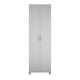SystemBuild Lonn 23.7-inch x 75-inch x 15.39-inch 2 Doors 5 Shelves Freestanding Utility Storage Cabinet in Dove Gray