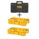 DEWALT TOUGHSYSTEM 2.0 22 in. Medium Tool Box w/ (2) TOUGHSYSTEM 2.0 Deep Tool Trays
