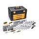 GEARWRENCH 1 4 in and 3 8 in Drive 90 Tooth Standard and Deep SAE Metric Mechanics Tool Set in 3 Drawer Storage Box 232 Piece