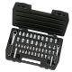 GEARWRENCH 46-Piece 1/4-in and 3/8-in Drive Pass-Thru 6-Point SAE/Metric Tool Set