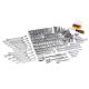 GEARWRENCH 6 Point Mechanics Tool Set in 3 Drawer Storage Box 243 pc