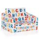 Gymax 2 in 1 Kids Convertible Sofa Children Flip-Out Chair Lounger Couch Sleeper