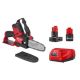 Milwaukee M12 FUEL 12-Volt Lithium-Ion Brushless Battery 6 in. HATCHET Pruning Saw Kit with 4.0 Ah, 2.5 Ah Battery and Charger